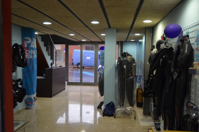 Instalaciones del club de buceo